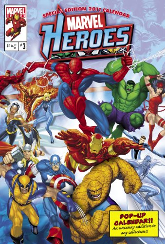 9781423806219: Marvel Heroes 2011 Calendar