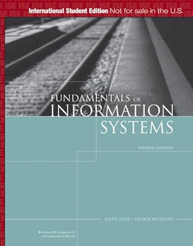 9781423901174: ISE:Fundamentals of Information Systems, 4th Edition
