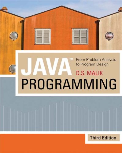 9781423901358: Java Programming: From Problem Analysis to Program