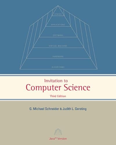 Stock image for An Invitation to Computer Science: Java Version, 3rd Edition for sale by -OnTimeBooks-