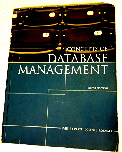 Beispielbild fr The Concepts of Database Management zum Verkauf von Better World Books