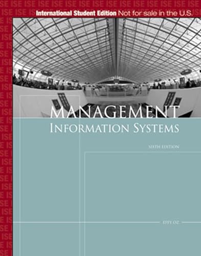9781423901891: Management Information Systems, International Edition