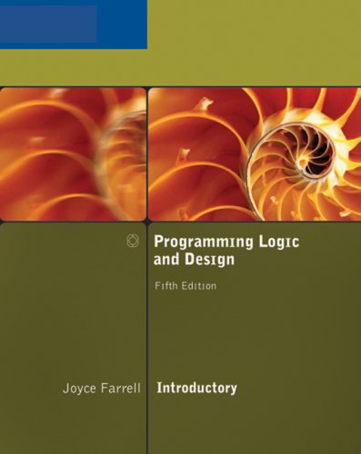 Stock image for Programming Logic and Design, Introductory for sale by Better World Books