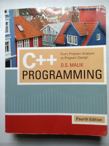 Imagen de archivo de C++ Programming: From Problem Analysis to Program Design a la venta por HPB-Red