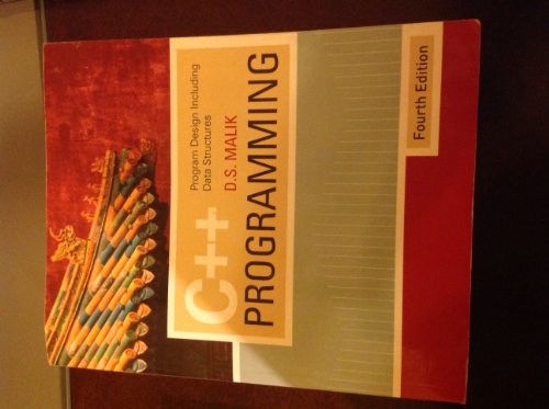 Imagen de archivo de C++ Programming: Program Design Including Data Structures a la venta por HPB-Red