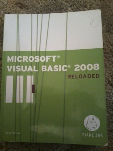 Imagen de archivo de Microsoft Visual Basic 2008: Reloaded a la venta por ThriftBooks-Atlanta
