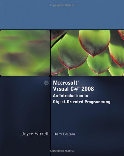 Stock image for Microsoft Visual C# 2008 : An Introduction to Object-Oriented Programming for sale by Better World Books