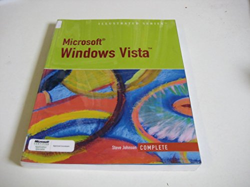 Beispielbild fr Microsoft Windows Vista, Illustrated Complete (Illustrated (Thompson Learning)) zum Verkauf von Ergodebooks