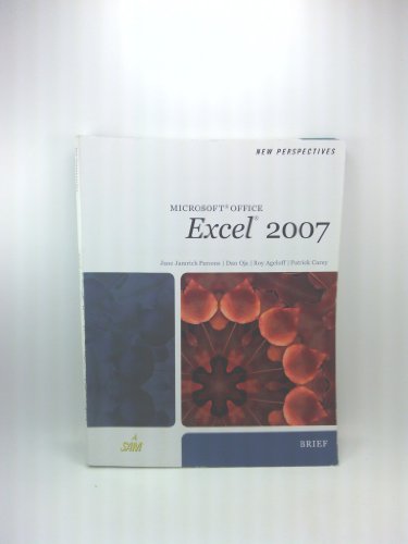 9781423905837: New Perspectives on Microsoft Office Excel 2007