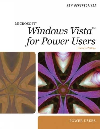 Beispielbild fr New Perspectives on Microsoft Windows Vista for Power Users (Available Titles Skills Assessment Manager (SAM) - Office 2007) zum Verkauf von Wonder Book