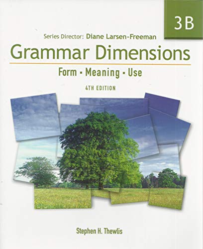 Stock image for Grammar Dimensions, Book 3B, Fourth Edition for sale by Books Unplugged