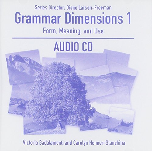 Stock image for Grammar Dimensions, Book 1: Form, Meaning, and Use for sale by SecondSale