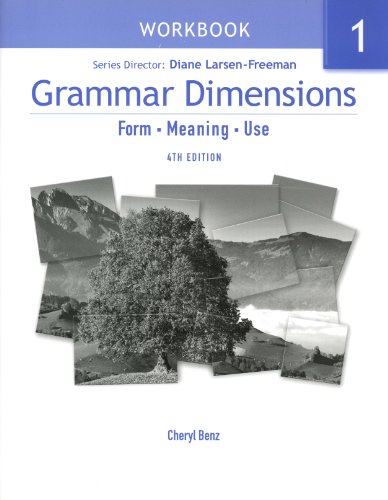 Grammar Dimensions 1: Workbook (9781424003525) by Victoria Badalamenti; Cheryl Benz