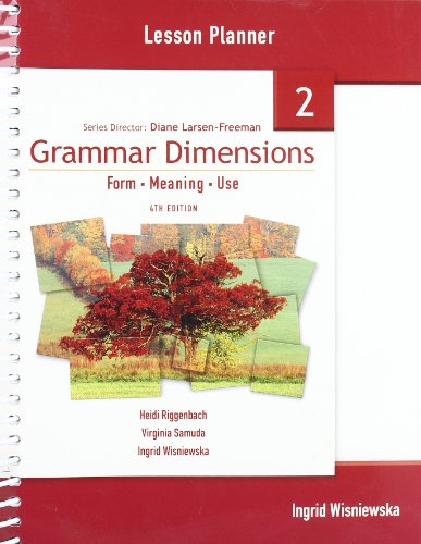 Stock image for Grammar Dimensions 2: Lesson Planner for sale by Better World Books