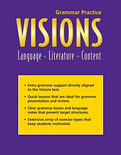 Imagen de archivo de Visions: Grammar Practice a la venta por Front Cover Books