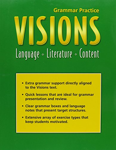 Visions A: Grammar Practice (9781424005710) by McCloskey, Mary Lou; Stack, Lydia