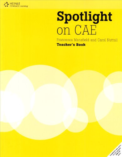 9781424016815: Spotlight on CAE: Teacher's Book