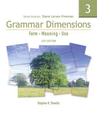 Stock image for Online Grammar Caf?? Access Code to Accompany Grammar Dimensions Book 3, 4th Edition for sale by Ergodebooks