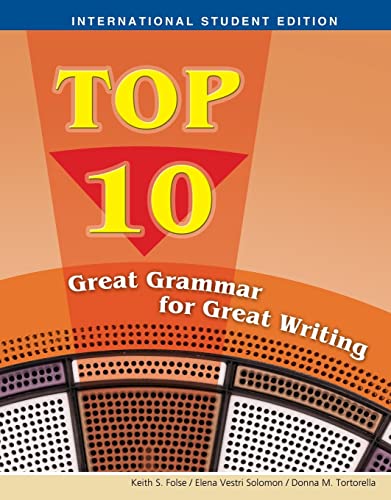 9781424017478: INTL STDT ED-TOP 10:GREAT GRAMMAR FOR GREAT WRITING