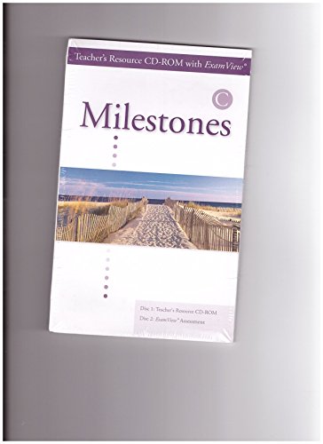 Imagen de archivo de Milestones C Teacher Cd-rom a la venta por SecondSale