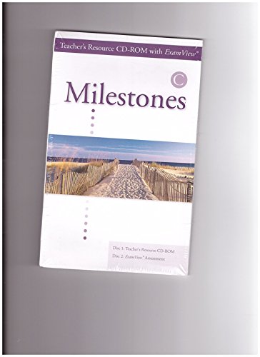 9781424032242: Milestones C: Teacher's Resource CD-ROM with ExamView