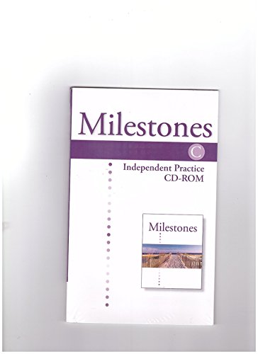 Milestones C: Independent Practice (CD-ROM) (9781424033416) by Anderson, Neil