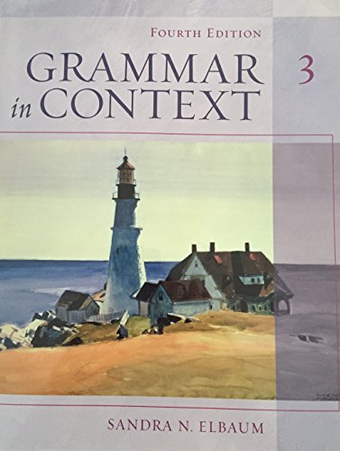 Imagen de archivo de Grammar in Context 3 a la venta por HPB-Red