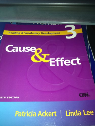 Imagen de archivo de Cause & Effect (Reading & Vocabulary Development) a la venta por HPB-Red