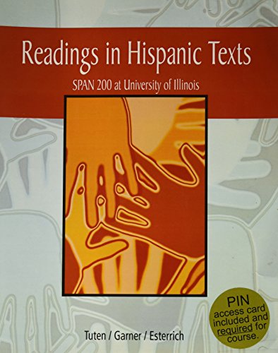 Beispielbild fr Readings in Hispanic Texts zum Verkauf von HPB-Red