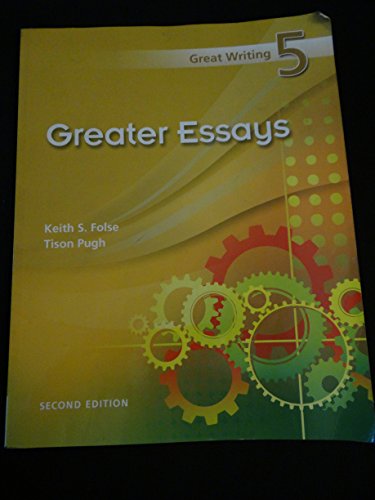 Imagen de archivo de Greater Essays a la venta por SecondSale