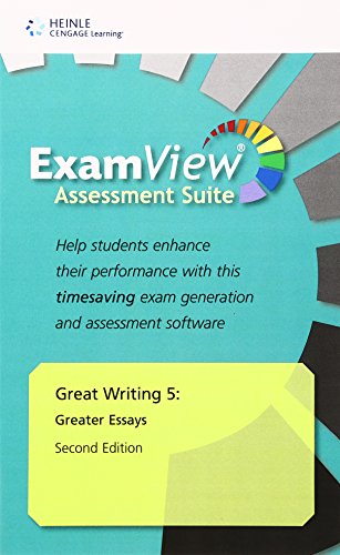 Great Writing 5: Greater Essays - ExamView Assessment Suite, Second Edition (9781424062157) by Keith S. Folse; Tison Pugh