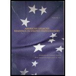 Beispielbild fr American Legacies Readings in United States History (Volume I) zum Verkauf von HPB-Red