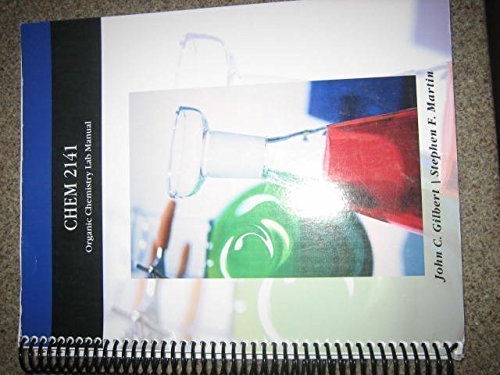 Beispielbild fr CHEM 2141 Organic Chemistry Lab Manual zum Verkauf von HPB-Red