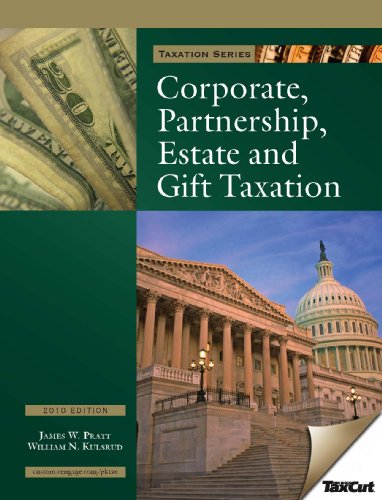 Stock image for 2010 Corporate, Partnership, Estate, and Gift Tax (with H&R BLOCK At Home Tax Preparation Software) (Taxation Series) for sale by HPB-Red