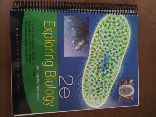 9781424074419: Exploring Biology, 2nd Edition: An Inquiry Approach (Signature Lab Series)