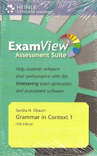 Grammar in Context 1 ExamView Assessment Suite, Fifth Edition (9781424080977) by Sandra N. Elbaum