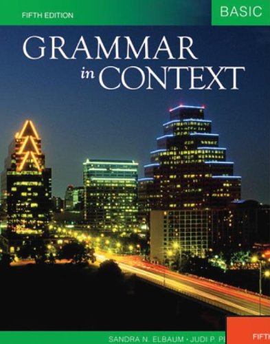 9781424080991: International Student Edition Grammar in Context Basic