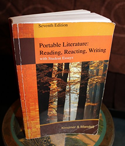 Stock image for Portable Literature: Reading, Reacting, Writing/ 7th Edition/ with Student Essays for sale by More Than Words