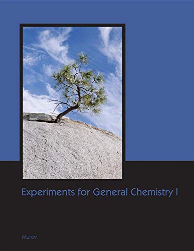 Stock image for Experiments for General Chemistry I for sale by Irish Booksellers