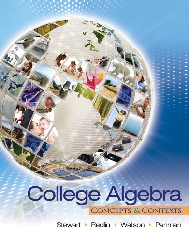 Imagen de archivo de Bundle: College Algebra: Concepts and Contexts + WebAssign Printed Access Card for Stewart/Redlin/Watson/Panman's College Algebra: Concepts and Contexts, 1st Edition, Single-Term a la venta por Textbooks_Source