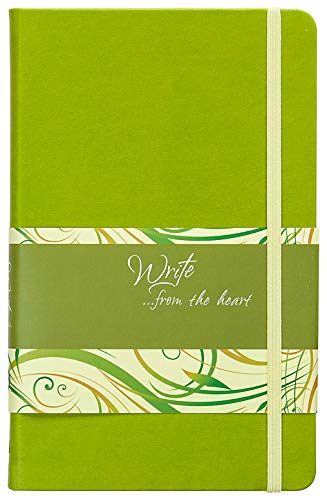 9781424556168: Write Journal (Spring Green): ...from the Heart: 12.70cm x 20.32cm, 160 Pages, Encouraging Scriptures, Elastic Band Closure, Ribbon Marker, Personal Information Page