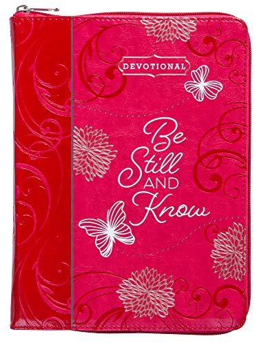 Beispielbild fr Be Still and Know Guided Devotional (Faux Leather) - Women's Devotional Book with Zip Around Closure, Perfect Faith Book for Christian Women (Ziparound Devotionals) zum Verkauf von BooksRun