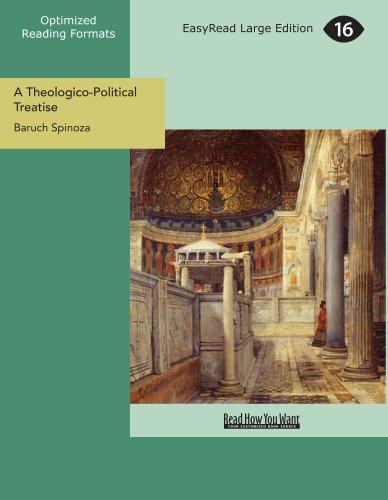 A Theologico-Political Treatise: Part Iv (9781425035846) by Spinoza, Benedict De