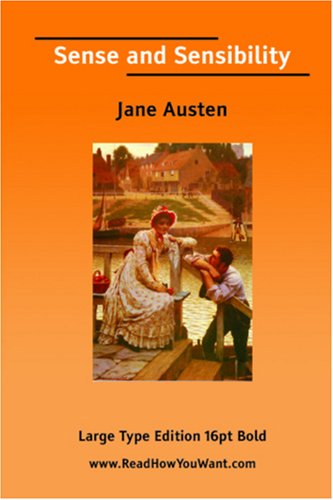 Sense and Sensibility (EasyRead Large Bold Edition) (9781425052072) by Jane Austen