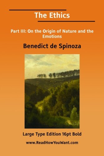 Ethics: on the Origin of Nature and the Emotions (9781425066062) by Spinoza, Benedictus De