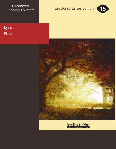 Lysis (9781425074449) by Plato