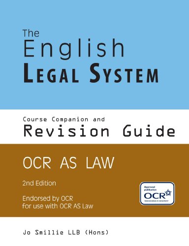 Stock image for The English Legal System Course Companion and Revision Guide: OCR as Law 2nd Edition for sale by WorldofBooks