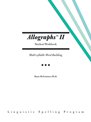Imagen de archivo de Allographs Ii Student Workbook: Linguistic Spelling Program a la venta por GreatBookPrices