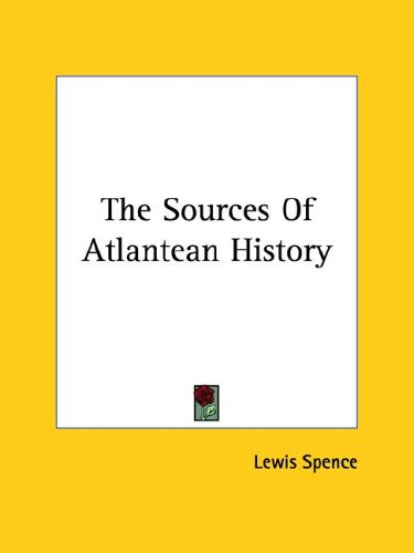 The Sources of Atlantean History (9781425365523) by [???]