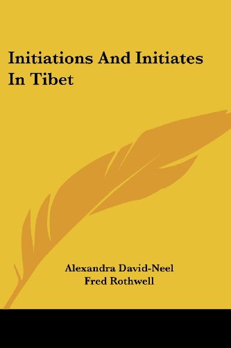 Stock image for Initiations and Initiates in Tibet for sale by medimops